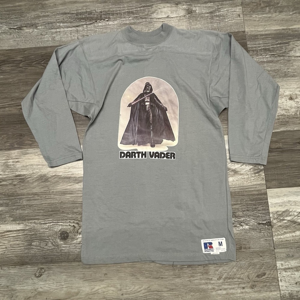 Vintage Star Wars T-shirt Empire Darth Vader Long Sleeve Shirt Jersey Russell‎